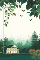 Modern and Elegant Housewarming Party Invitation Card.