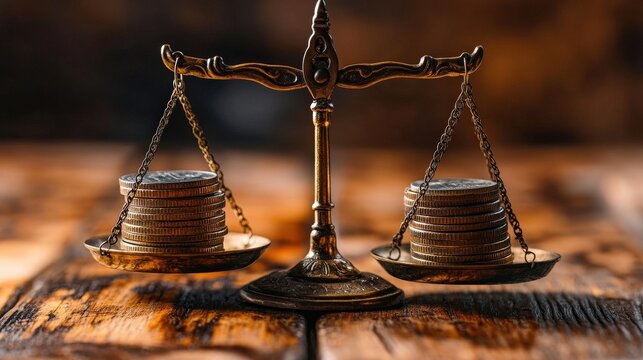 Digital scale displaying various coins for weight measurement and financial analysis purposes