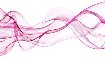 An eye - catching abstract pink line background, composed of flowing and curving lines that create a sense of movement and softness. Ideal for adding a touch of elegance and charm to various designs