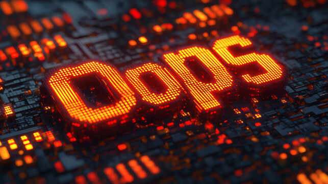 Close-up of digital error code displayed on a futuristic screen, highlighting a cyber error in a complex system.
