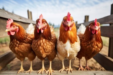 Fototapeta premium Chicken poultry organic animal.