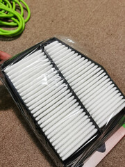 New Car Engine Air Filter – High-Performance Replacement Auto Part for Improved Airflow and Engine Efficiency, Essential Vehicle Maintenance Component