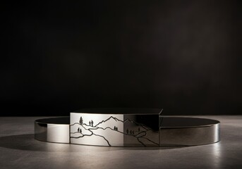 Nepal Theme Product Podium, Product Platform in Nepali Style
