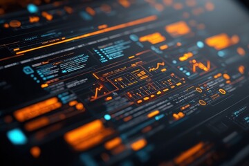 Obraz premium Logistics disruption insights from supply chain analytics dashboard