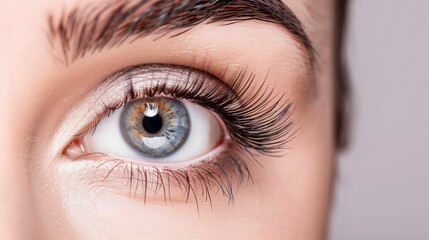 Obraz premium Eye with long eyelash, beauty concept
