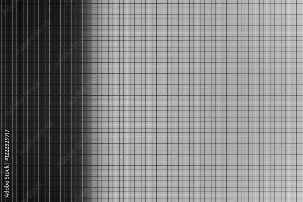 Poster Abstract gradient tile background with black-to-gray effect. 3D Rendering