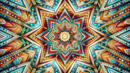 Fototapeta premium Abstract Arrow Macro: Intricate White Pattern Design - Stock Photo