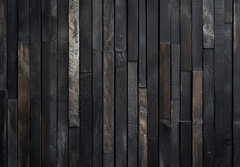 Old wood wall background and texture for interior exterior decoration and industrial construction concept design