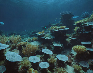 Obraz premium coral reef and fish