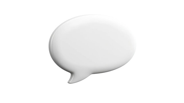 Text box, speech bubble on transparent background 