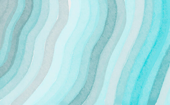 Abstract wavy lines in soft blue shades creating a calm and harmonious pattern