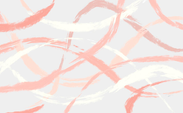 Abstract wavy lines in soft pastel colors creating a harmonious pattern