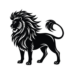 lion vector silhouette