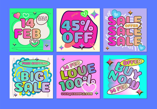 Valentine Social Media Post Template