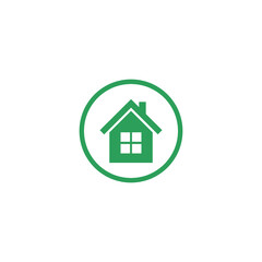 Home house icon isolated on transparent background