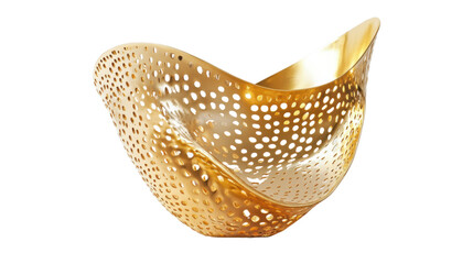 Fototapeta premium Golden trophy on transparent background