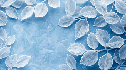 leaves winter background