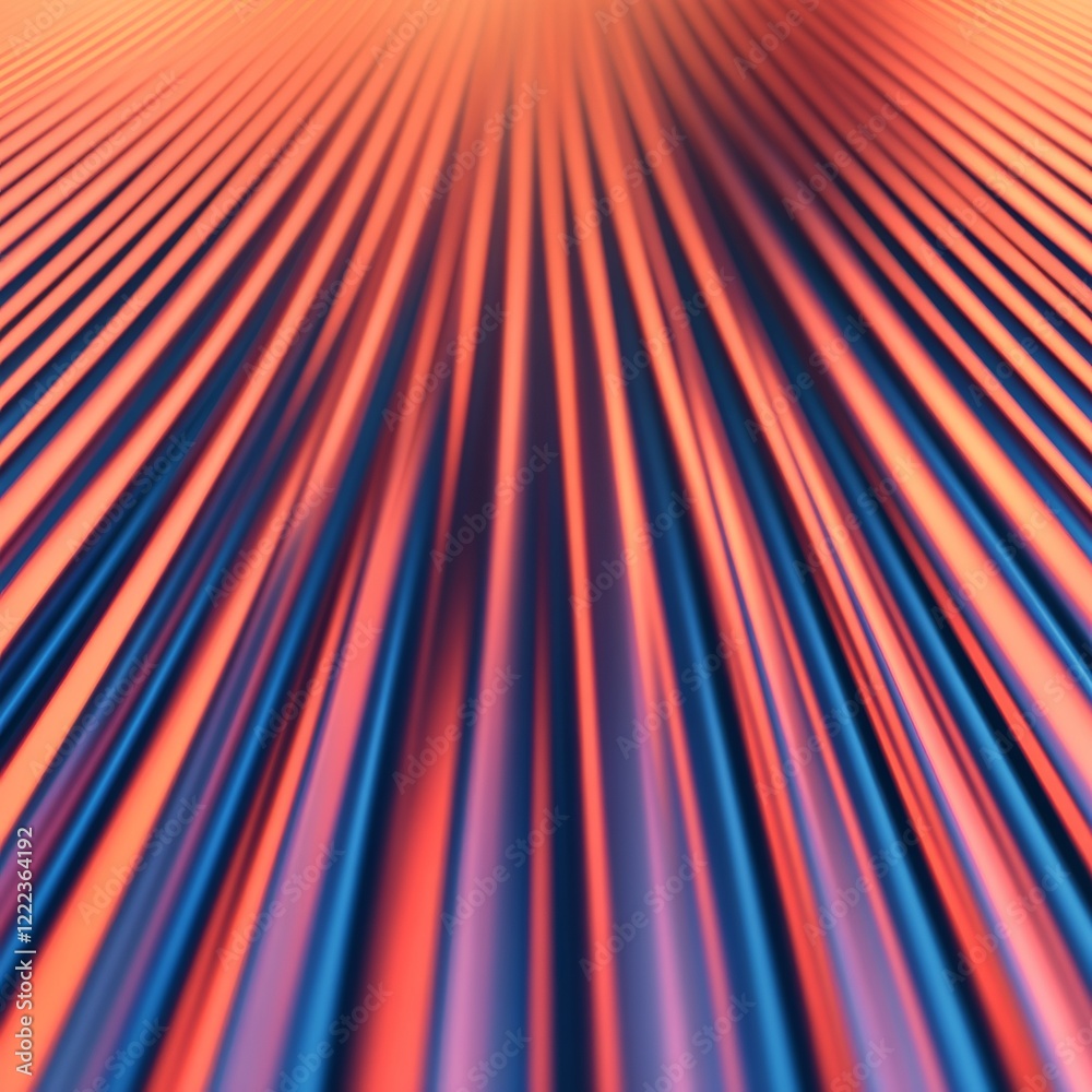 Poster Sleek Metallic Surface Dynamic Geometric Patterns in Industrial Metal Finishing - Contemporary Manufacturing and Innovative Material Design for Tech-Driven Solutions