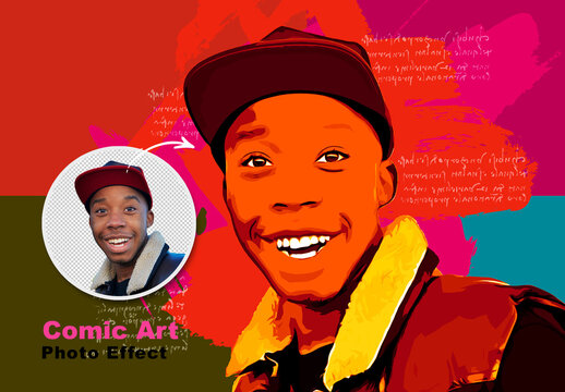 Comic Cartoon Art Photo Effect