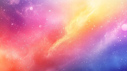 Obraz premium Cosmic Dreamscape: A Galaxy of Pastel Hues