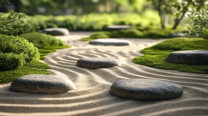 Serene Zen Garden: A Pathway to Tranquility