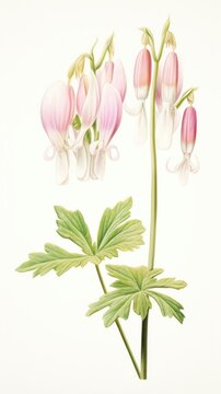 Flower illustration botanical petals.