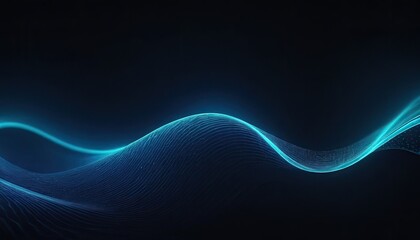 Abstract background of flowing blue waves
7