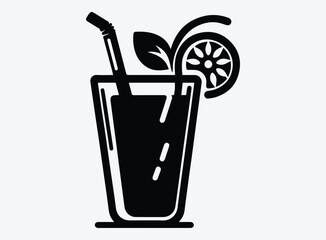 Drink Silhouette Vector