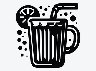 Drink Silhouette Vector