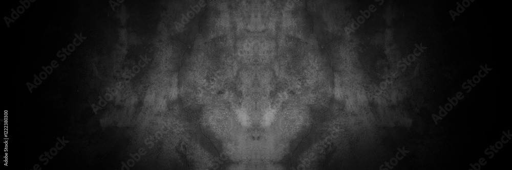 Aufkleber old wall texture cement dark black gray background abstract grey color design are light with white g