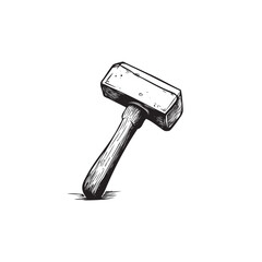 hammer isolated on white