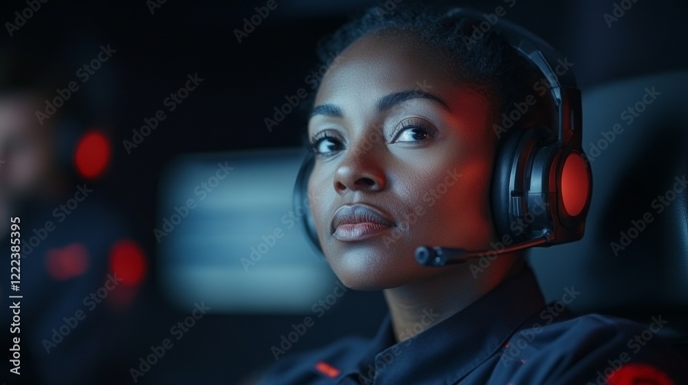 Aufkleber Historic Modern Command Center Advanced Emergency Response Coordination with Refined Tech - Urban Safety Strategy and Resilient Infrastructure for Professional Crisis Management
