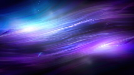 Abstract Purple and Blue Swirling Lightscape