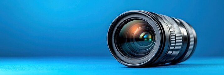 A close up of a camera lens showcases essential gear for passionate photographers