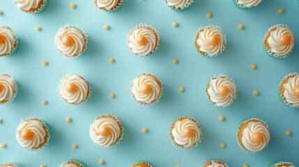  seamless pattern with cup cake
