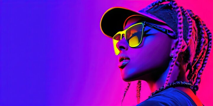 diva rapper - contemporary 2025 female hip-hop emcee on stage to perform and entertain with a lifestyle brand and creative prowess