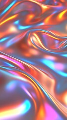 Fototapeta premium Swirling patterns of vibrant colors create a beautiful, fluid motion across the surface