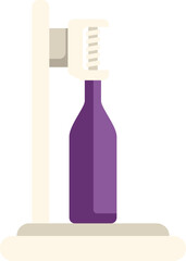 Wine bottle being uncorked by a metal corkscrew, ready to be served