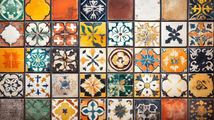 Bathroom mosaic tile pattern. Pool wall blue texture. Kitchen square ceramic indoor floor design. Swimming construction interior material closeup. Geometric building decor detail with ornament