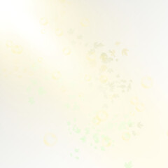 Light Beam with Particles and falling leaves isolated on a transparent Background