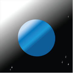 illustration of a planet