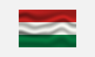 Obraz premium Flag of Hungary