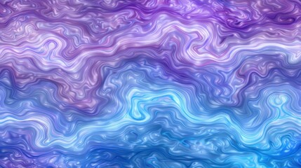 Fototapeta premium Abstract Swirling Nebula: A Symphony of Purple and Blue Hues