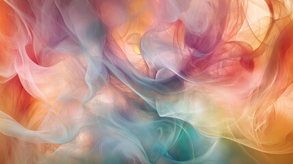 Obraz premium Abstract vector colorful background with transparent smoke