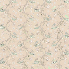 beautiful pattern with flowers