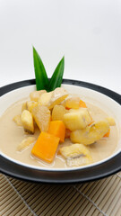 indonesian food, kolak pisang