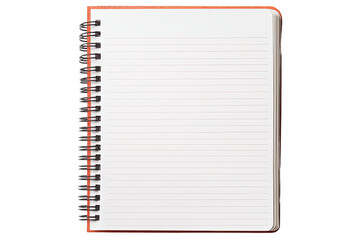 Concentration study idea. Blank spiral notebook ready for notes, sketches, or creative ideas.