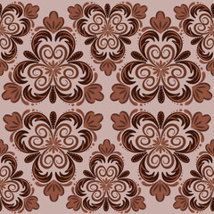 seamless pattern with flowers