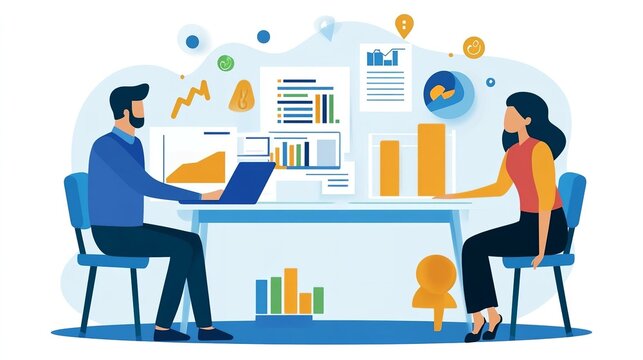 Collaboration is key! Business partners leverage data and business intelligence to create a comprehensive understanding for informed investment decisions