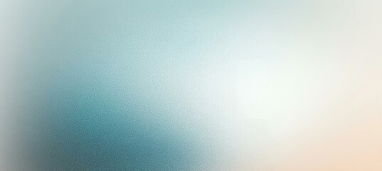 Soft and elegant abstract background with a smooth gradient of light blue and white enhanced by a subtle grainy texture